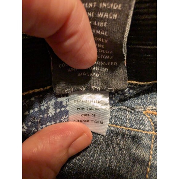 Torrid Premium Sky High Skinny Jeans Blue Size 24W Cropped - Picture 7 of 7